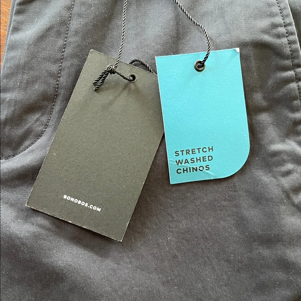 Bonobos Slim Stretched Wash Chinos - Navy - Picture 2 of 8